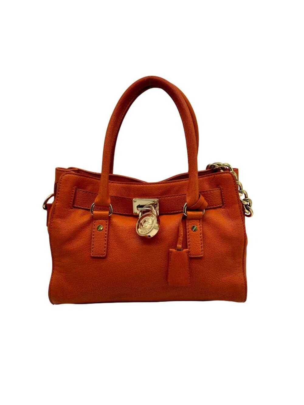 Michael Kors Orange Hamilton Shoulder Bag